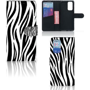 OnePlus 9 Pro Telefoonhoesje met Pasjes Zebra
