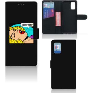 Samsung Galaxy A02s | M02s Wallet Case met Pasjes Popart Oh Yes