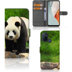 OnePlus Nord N100 Telefoonhoesje met Pasjes Panda
