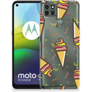 Motorola Moto G9 Power Siliconen Case Icecream