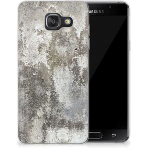 Samsung Galaxy A3 2016 TPU Siliconen Hoesje Beton Print