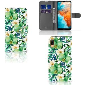 Huawei Y6 (2019) Hoesje Orchidee Groen