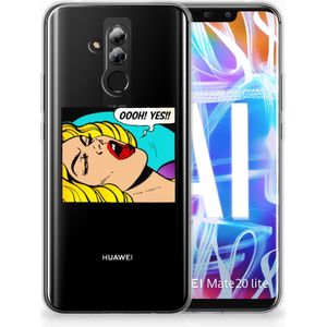 Huawei Mate 20 Lite Silicone Back Cover Popart Oh Yes