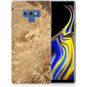 Samsung Galaxy Note 9 TPU Siliconen Hoesje Marmer Creme