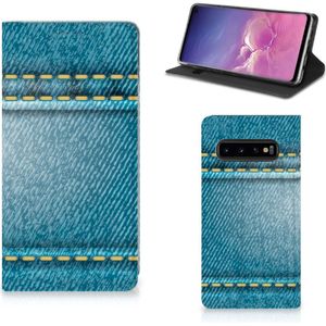 Samsung Galaxy S10 Hippe Standcase Jeans
