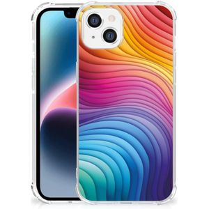 Shockproof Case voor Apple iPhone 14 Plus Regenboog