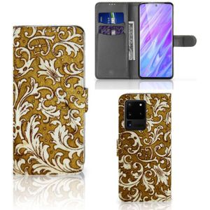 Wallet Case Samsung Galaxy S20 Ultra Barok Goud