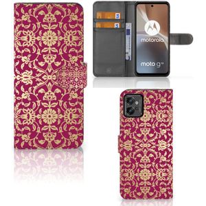 Wallet Case Motorola Moto G32 Barok Pink