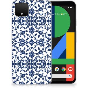 Google Pixel 4 XL TPU Case Flower Blue