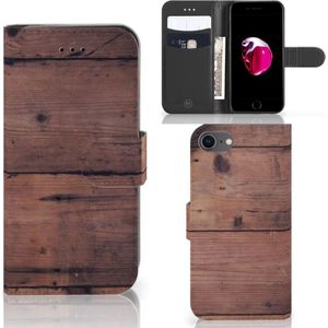 iPhone 7 | 8 | SE (2020) | SE (2022) Book Style Case Old Wood
