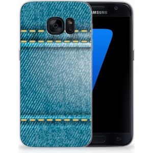 Samsung Galaxy S7 Silicone Back Cover Jeans