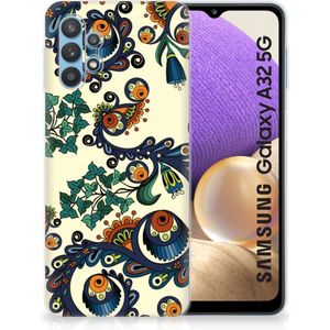 Siliconen Hoesje Samsung Galaxy A32 5G Barok Flower