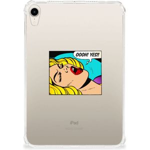Apple iPad mini 6 (2021) Leuke Siliconen Hoes Popart Oh Yes
