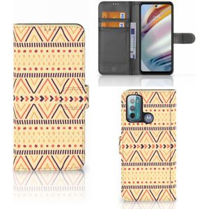 Motorola Moto G60 Telefoon Hoesje Aztec Yellow