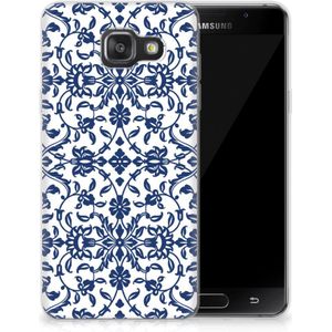 Samsung Galaxy A3 2016 TPU Case Flower Blue