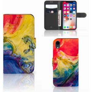 Hoesje Apple iPhone Xr Watercolor Dark