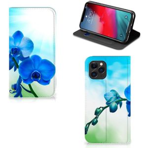 Apple iPhone 11 Pro Smart Cover Orchidee Blauw - Cadeau voor je Moeder