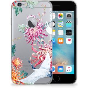 Apple iPhone 6 Plus | 6s Plus TPU Hoesje Bird Flowers
