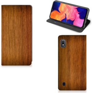 Samsung Galaxy A10 Book Wallet Case Donker Hout