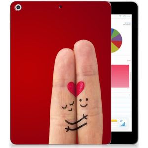 Apple iPad 9.7 2018 | 2017 Leuke Siliconen Hoes Liefde - Origineel Romantisch Cadeau