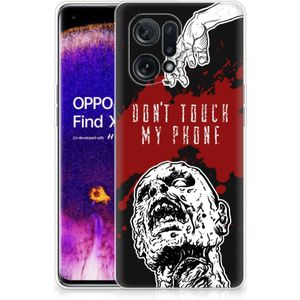 OPPO Find X5 Silicone-hoesje Zombie Blood
