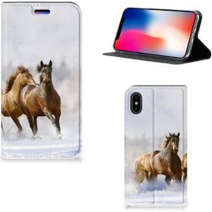 Apple iPhone X | Xs Hoesje maken Paarden