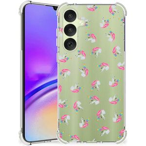 Doorzichtige Silicone Hoesje voor Samsung Galaxy A35 Unicorns