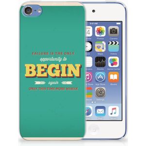 Apple iPod Touch 5 | 6 Siliconen hoesje met naam Quote Begin