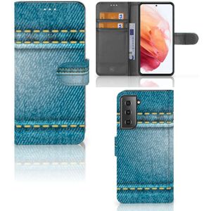 Samsung Galaxy S21 Wallet Case met Pasjes Jeans