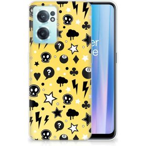 Silicone Back Case OnePlus Nord CE 2 5G Punk Geel