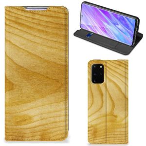 Samsung Galaxy S20 Plus Book Wallet Case Licht Hout