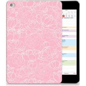 Apple iPad Mini 4 | Mini 5 (2019) Siliconen Hoesje White Flowers