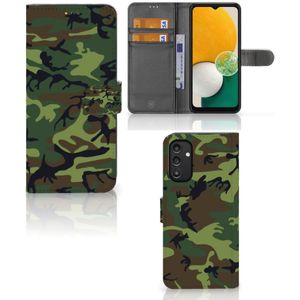 Samsung Galaxy A14 5G Telefoon Hoesje Army Dark