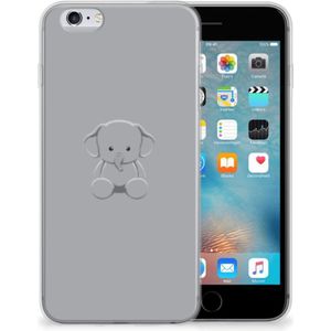 Apple iPhone 6 | 6s Telefoonhoesje met Naam Grijs Baby Olifant