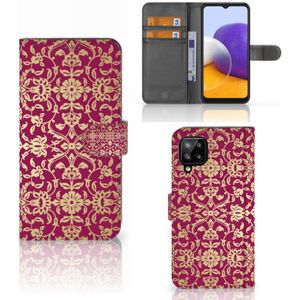 Wallet Case Samsung Galaxy A22 4G | M22 Barok Pink