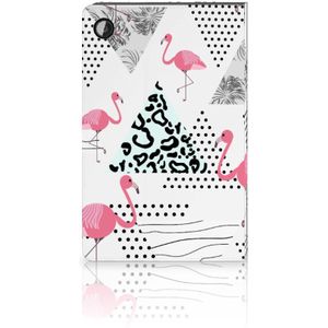 Samsung Galaxy Tab A8 2021/2022 Flip Case Flamingo Triangle