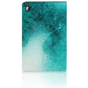 Hoes Samsung Galaxy Tab A8 2021/2022 Painting Blue