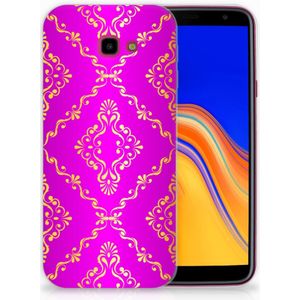 Siliconen Hoesje Samsung Galaxy J4 Plus (2018) Barok Roze