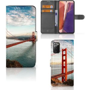 Samsung Galaxy Note 20 Flip Cover Golden Gate Bridge