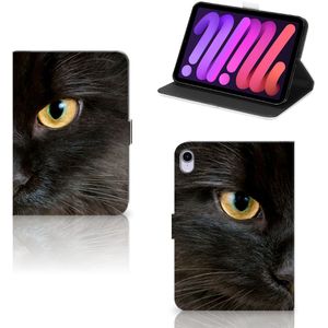 iPad Mini 6 (2021) Flip Case Zwarte Kat