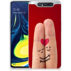 Samsung Galaxy A80 Silicone Back Cover Liefde - Origineel Romantisch Cadeau