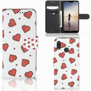 Huawei P20 Lite Telefoon Hoesje Hearts