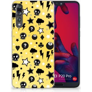 Silicone Back Case Huawei P20 Pro Punk Geel