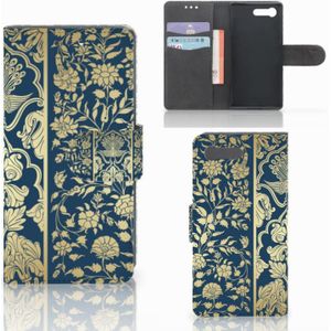 Sony Xperia X Compact Hoesje Beige Flowers