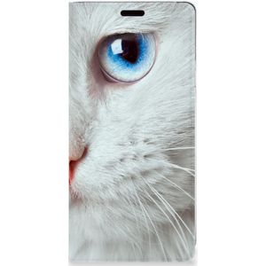 Samsung Galaxy Note 9 Hoesje maken Witte Kat