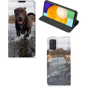Samsung Galaxy A03s Hoesje maken Honden Labrador