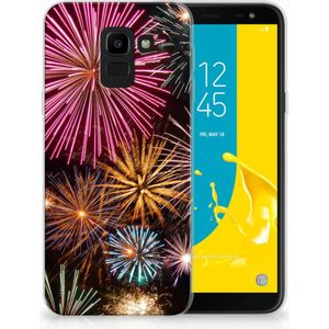 Samsung Galaxy J6 2018 Silicone Back Cover Vuurwerk