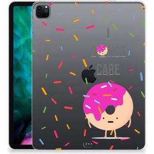 iPad Pro 12.9 (2020) | iPad Pro 12.9 (2021) Tablet Cover Donut Roze