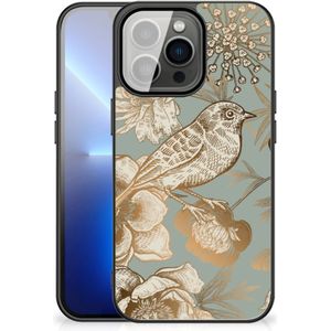 Bloemen Hoesje voor iPhone 13 Pro Max Vintage Bird Flowers