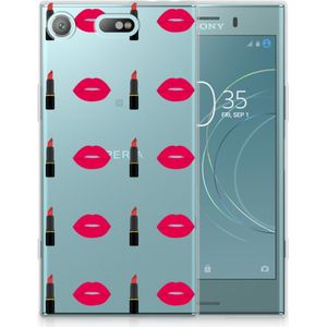 Sony Xperia XZ1 Compact TPU bumper Lipstick Kiss